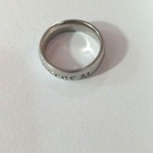 Silver band ring "Michael and Brooklyn"